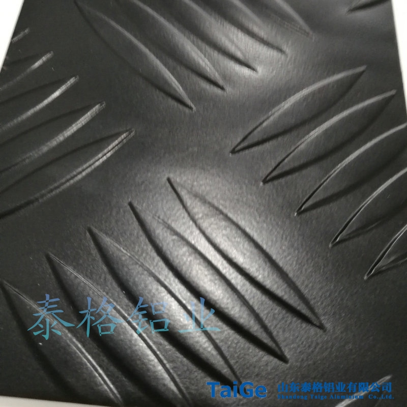 卡車工具箱黑色陽極氧化花紋鋁闆